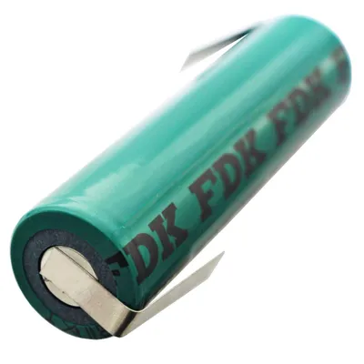 Produktbild von FDK HR-4/3FAU 1,2 V 4500 mAh NiMH s pájkovacím štítkom v tvare Z