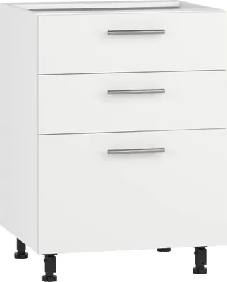 Zdjęcie produktu dla Szafka kuchenna stojąca 60 VENTO D3S-60/82 biały mat