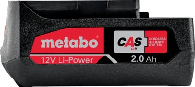 Obrázek produktu pro Metabo 625406000, Baterie, 2 Ah, 12 V, Metabo, Černá, Červená