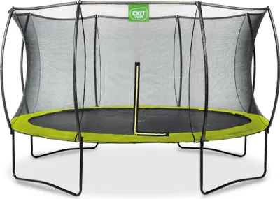 Image de EXIT Silhouette Trampoline ø366cm – Sur pieds – Rond – Trampoline de Jardin – pour Enfants – Vert