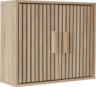 Produktbild von CALICOSY -  Wandschrank mit 2 Türen und gerillten Fronten L60 cm - KLAUS