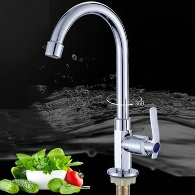 Produktbild von Wasserhahn Küche Küchenarmatur 360° Drehbar. Geeignet für Spültischarmatur und Waschtischarmatur Kaltes