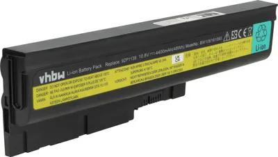 Produktbild von vhbw Akku Ersatz für IBM / Lenovo 92P1128, 92P1129, 92P1130, 92P1134, 92P1137, 92P1133, 92P1131, 92P1132 für Notebook (4400 mAh, 10,8 V, Li-Ion)