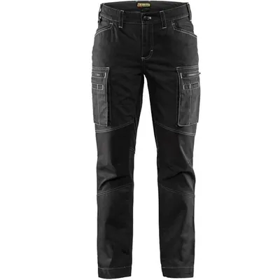Produktbild von Blakläder Damen Service Bundhose mit Stretch 7159 1142 in zwei Farben, Farbe:schwarz, Größe:38