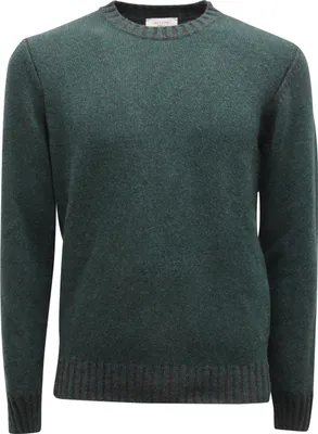 Obrázek produktu pro 7471Av Maglione Uomo Become Man Vlněný Svetr Zelený