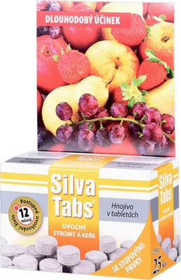 Obrázok produktu pre Nohel Záhradné hnojivo SILVA TABS na ovocné stromy a kríky 250g 25 tabliet
