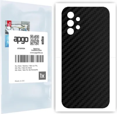 Produktbild von apgo Rückseite Schutzfolie für Samsung Galaxy A13 -  Hinten Schutzfolie Carbon, Rückseite Folie schützt vor Kratzern und Fingerabdrücken