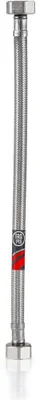 Produktbild von Edelstahl Flexschlauch Panzerschlauch DVGW  80cm IG 1/2" x IG 1/2"