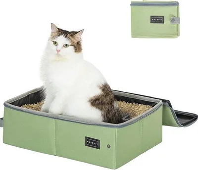 Produktbild von Famanu Tragbare Katzentoilette - Faltbar und einfach zu reinigen