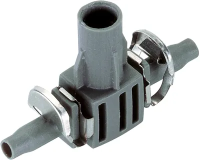 Zdjęcie produktu dla Gardena 8332-20, Wspólne złącze, System nawadniania kropelkowego, Czarny, Srebrny, Męska, 76,2 / 16 mm (3 / 16"), 76,2 / 16 mm (3 / 16")