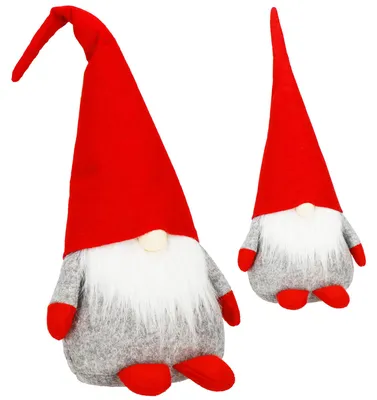 Zdjęcie produktu dla SPRINGOS Świąteczny skrzat Świąteczny skrzat GNOME 43 cm Skandynawski skrzat stojący Dekoracja świąteczna Ozdoby świąteczne (czerwony)