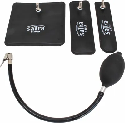 Produktbild von SATRA | Montagekissen, 4tlg, bis 150kg, Schwarz, Hebekissen, Luftkissenheber Belastung