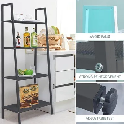 Produktbild von Vertikale Bücherregal 4-fach für Zuhause