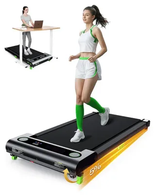 Image de Tapis de marche pliable - Bande de marche - Bande de marche compacte - Tapis de marche - Inclinaison réglable - Vitesse de 0,6 à 6,4 km/h