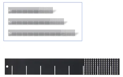 Universal Einteiler 40 50 60 cm RAL7016 Anthrazit Trennblech Fachtrenner für Schubladen Werkstattwagen