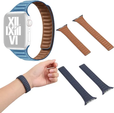 Produktbild von Für Apple Watch Series 11 10 46mm / Ultra 3 2 1 49mm / 9 8 7 45 / 6 SE 5 4 44 / 3 2 1 42mm Magnetisches Armband