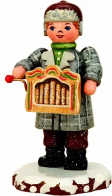 Produktbild von Winterkinder Drehorgelspieler (7,5cm) von Hubrig Volkskunst