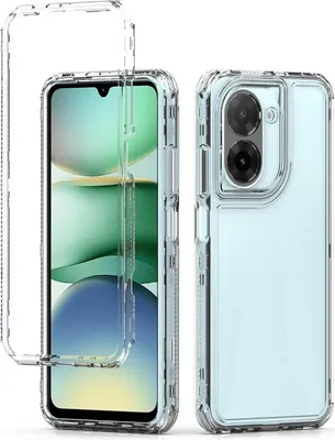 Immagine prodotto di Custodia per cellulare in TPU/acrilico per Xiaomi Redmi A5 4G, custodia ibrida resistente e trasparente