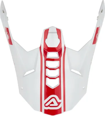 Produktbild von Acerbis Weiß/Rote Visier für AIRSTRIKE-C Helm