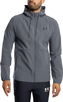 Produktbild von Under Armour UA Vibe Woven Jacket Herren Kapuzenjacke Grau M
