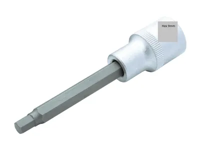 Produktbild von Innensechskant-Steckschlüsseleinsatz, 1/2", 9 mm, 100 mm