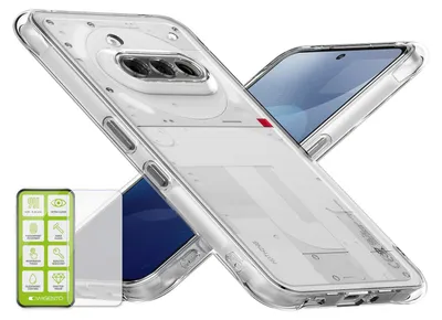 Obrázek produktu pro Silikonový ochranný kryt TPU Transparent + H9 Tvrzené sklo