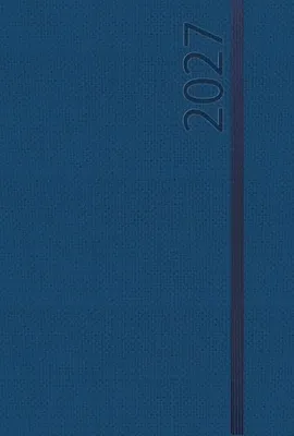 Produktbild von Buchkalender Wochentimer Spirale dunkelblau 2027