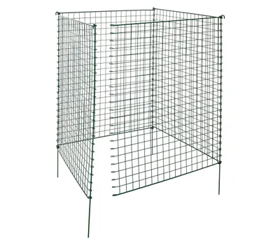Produktbild von Dehner Draht-Kompostersilo, ca. 90 x 76 x 76 cm, Metall, dunkelgrün