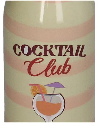 Produktbild von HD Collection Vase Cocktailfles Steingut Mehrfarbig 6,5x6,5x24cm