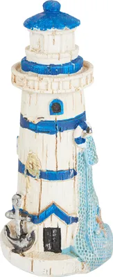 Produktbild von HobbyFun Leuchtturm Korsika 4 cm Durchmesser 11 cm Höhe Deko Modellbau