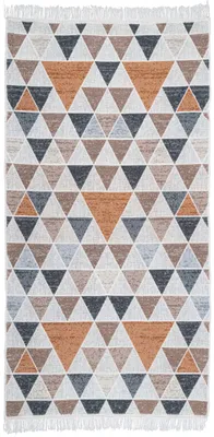Zdjęcie produktu dla Dywan kilim modern trójkąty 80×150 cm