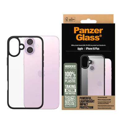 Produktbild von PanzerGlass HardCase Black iPhone 16 Plus