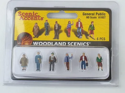 Figuren, normale wandelende Menschen, H0 HO 1:87, Kunststoff