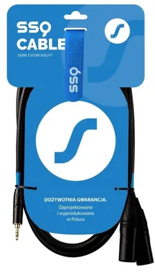 Immagine prodotto di SSQ MIXLR3 - Cable Jack Stereo 3,5 mm - 2x XLR 3 m