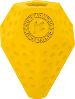 Produktbild von Kauspielzeug aus Gummi mit Löchern für Leckerlis, Kiwi Walker DIABALL MAXI, 10 cm, orange