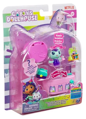 Obrázok produktu pre Gabby's Dollhouse BobbleK Kitty MerCat Potion Pack, Akčný / Dobrodružný, 3 rok / roky, Viacfarebný