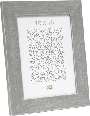 Produktbild von Deknudt Holzrahmen S49B grau-beige gemalt 40x50 cm