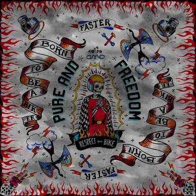 Obrázok produktu pre Motorrad-Bandana DMD Square Respect
