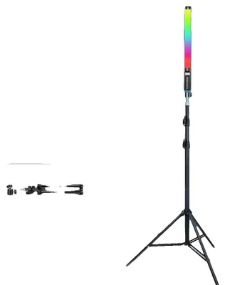 Produktbild von RGB-Lichtstab, OLED-Display, breiter Farbbereich, 200CM STATIV