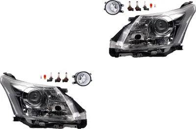 Produktbild von Scheinwerfer Satz passend für Toyota Avensis T27 09-11 HHB3 +Nebel+Leuc. 812100D040 1608422280 3550157L00 3550157L01 812100D042 812200D Johns