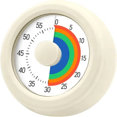 Obrázok produktu pre Pomodoro časovač 60 minút, vizuálny, do kancelárie, dúhový vzor