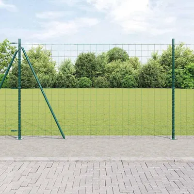 Image de Clôture en fil soudé avec base en béton 10 x 1,5 m (L x H)