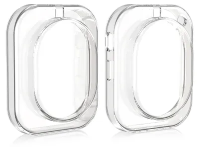 Produktbild von kwmobile 2x TPU Silikon Hülle für Nothing Headphone (1) Case - Kopfhörer Cover aus Silikon - Transparent