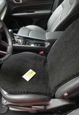 Produktbild von Autositzauflage aus Wolle Schwarz -