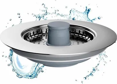 Produktbild von Edelstahl Abfluss Sieb für Geruchsbekämpfung Küchenabfluss