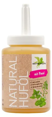 Huföl mit Pinsel, 450 ml, natürliche Pflege für Hufhorn