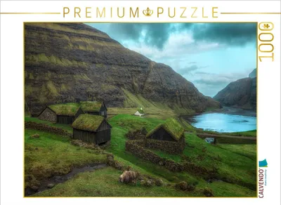 Produktbild von CALVENDO Puzzle Saksun | 1000 Teile Lege-Größe 64x48cm Foto-Puzzle für glückliche Stunden