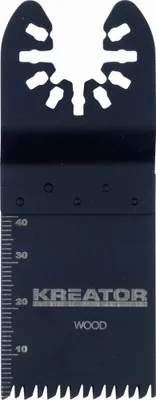 Immagine prodotto di Lama da taglio a tuffo Kreator 34 x 40 x 2 mm per la lavorazione del legno per dispositivi multifunzionali - Lama da taglio a tuffo per legno