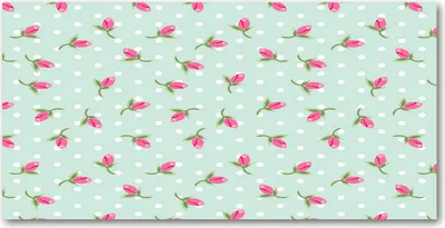 Produktbild von Tulup Glas-Bild -140x70- Wandkunst Dekorative Wand für Küche & Wohnzimmer - Blumen & Pflanzen - Rosen-Muster - Rosa