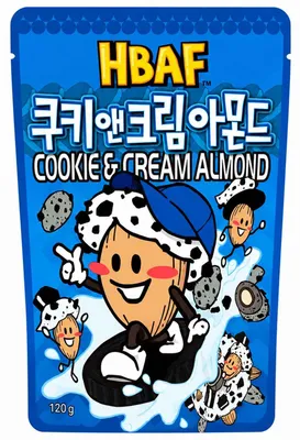 Produktbild von HBAF Cookie & Cream Almond 120g